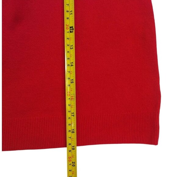 A New Day Red Sleeveless Knit Sweater Vest XS Recycled Polyester Blend, NWT. - Picture 7 of 7
